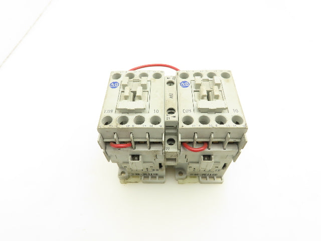 Allen Bradley 104-C09D22 Reversing Motor Starter 4 Pole 20A Ser A 110-120V Coil