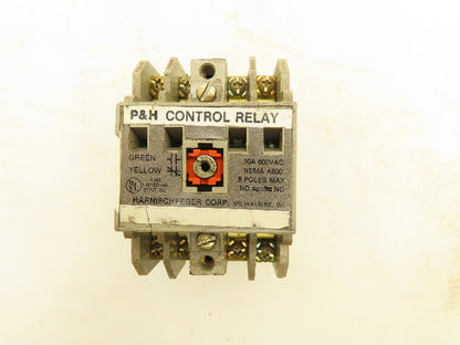 P&H 479Q60D1 Control Relay 120V Coil 2 Contact Blocks