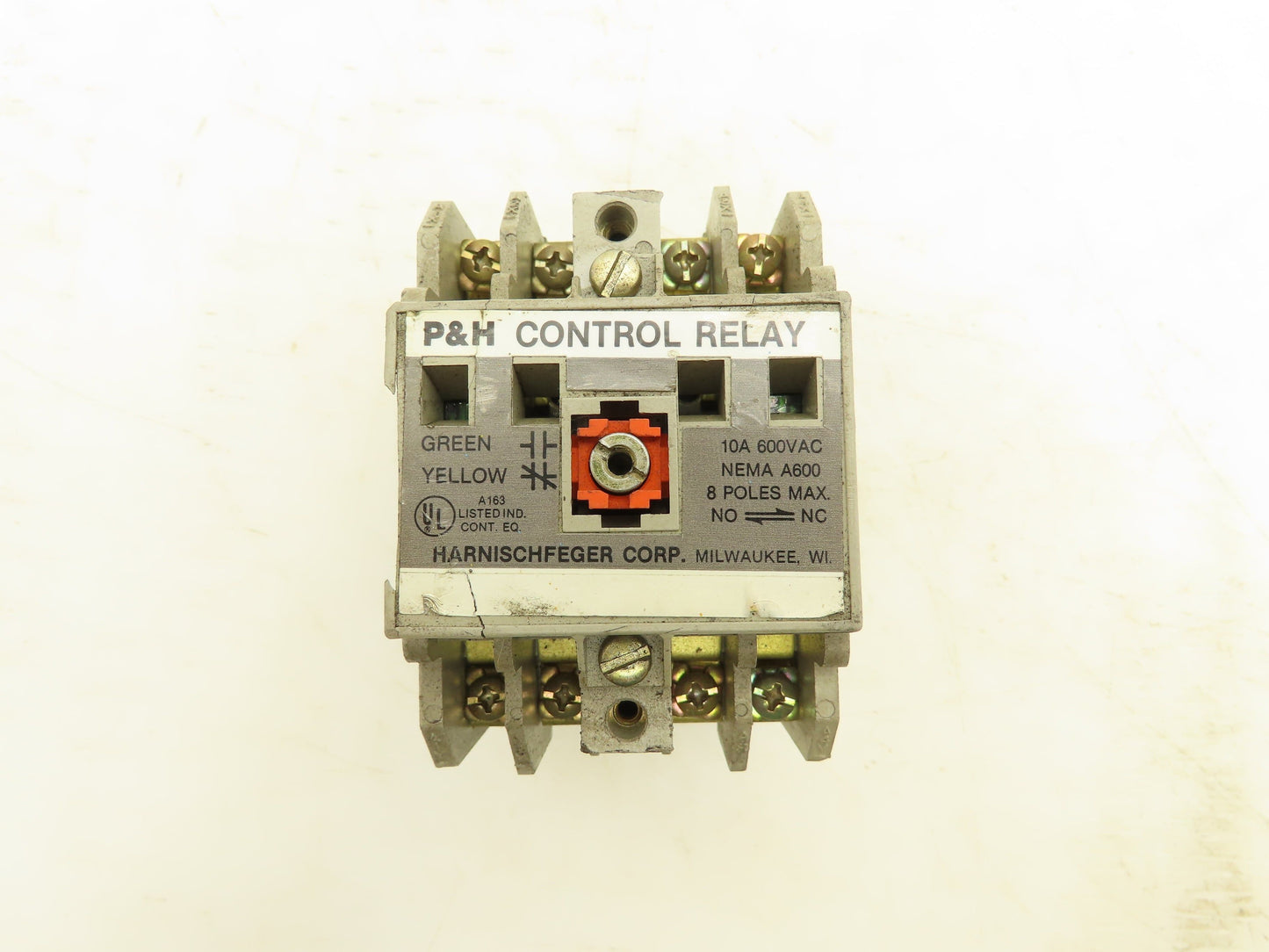 P&H 479Q60D1 Control Relay 120V Coil 2 Contact Blocks