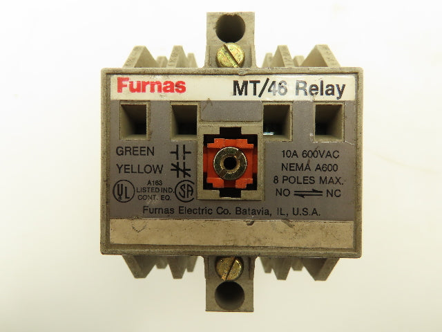 Furnas 46MT80F MT/46 Control Relay Ser C 5A 110-120V Coil