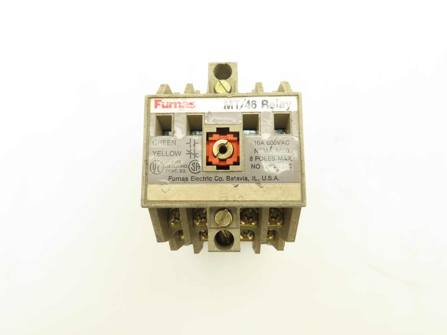 Furnas 46MT80F MT/46 Control Relay Ser C 5A 110-120V Coil