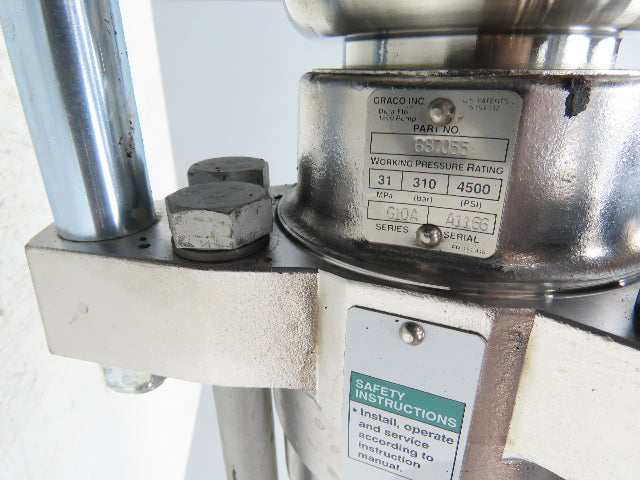 Graco P32ESB Dura-Flo NXT 32S 2-Ball 32:1 Piston Pump N65DT0 Air Motor DataTrak