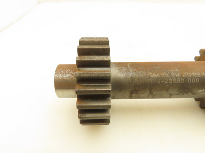 Cleveland 1-23659-000 Tram Dual Gear Drive Shaft 22 Tooth 1-1/8" Shaft