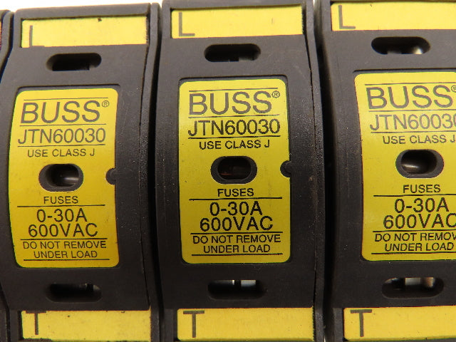 Bussman/Ferraz Shawmut JTN60030 Fuse holder With Amp Trap Fuse 5A Lot Of 5