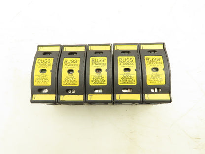 Bussman/Ferraz Shawmut JTN60030 Fuse holder With Amp Trap Fuse 5A Lot Of 5