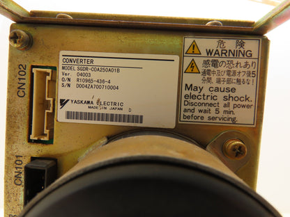 Yaskawa SGDR-C0A250A01B Motoman Robotic Servopack Converter