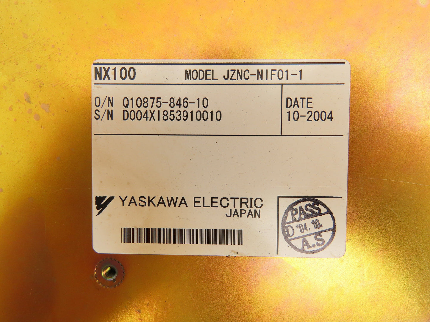 Yaskawa JZNC-NIF01-1 I/O Interface Control Board