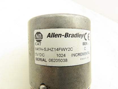 Allen Bradley 845H-SJHZ14FWY2C Incremental Encoder 5VDC Series C