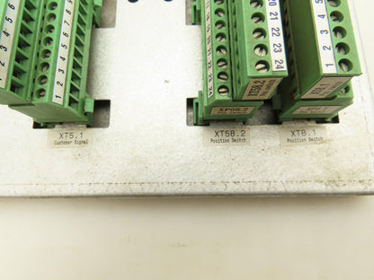 Yaskawa Motoman Robot IO Terminal Block Panel 11.5 x 7.75
