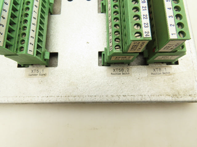 Yaskawa Motoman Robot IO Terminal Block Panel 11.5 x 7.75