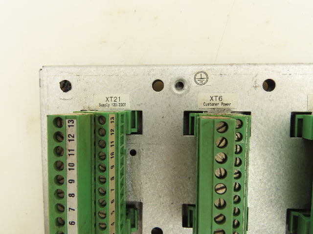 Yaskawa Motoman Robot IO Terminal Block Panel 11.5 x 7.75