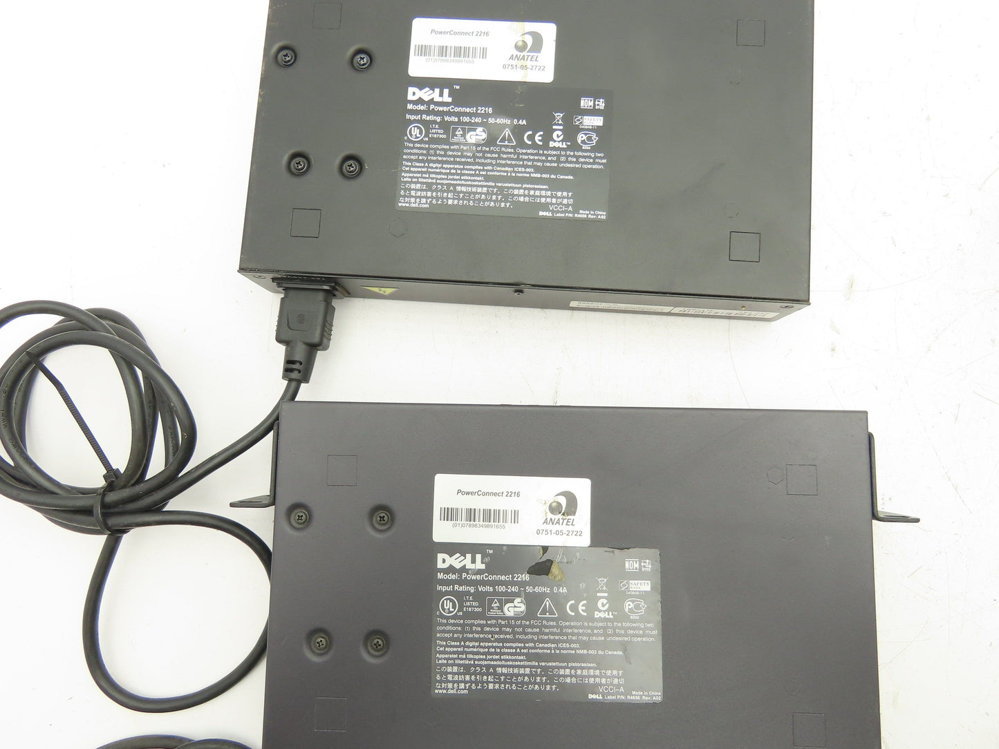 Dell PowerConnect 2216 16 Port 2708 8 Port External Ethernet Switch Mix Lot of 4