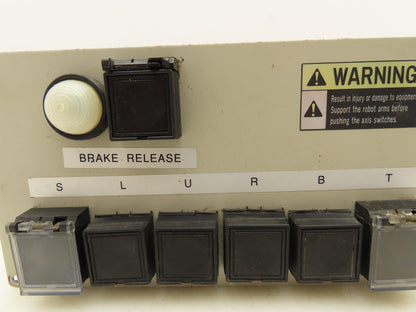 Yaskawa Motoman Robot Brake Release Control Panel