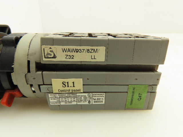Sonthiemer WAW937/8ZM/Z32SF Selector Switch Lot of 2
