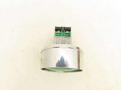 Koino KH-3066EB Push Button Switch 250VAC 6A Green Operate Lot of 4