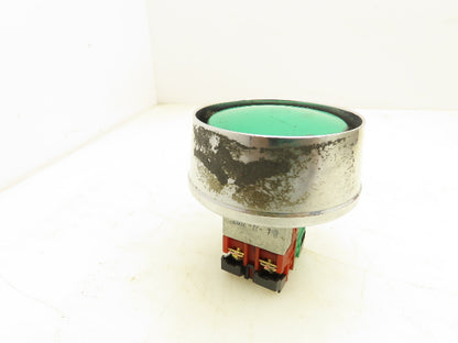 Koino KH-3066EB Push Button Switch 250VAC 6A Green Operate Lot of 4