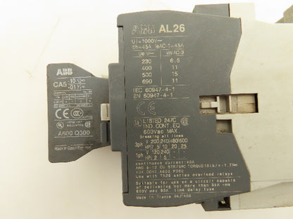 ABB AL26 Contactor Relay 3 Pole 24V DC Coil Lot of 7