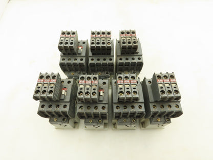 ABB AL26 Contactor Relay 3 Pole 24V DC Coil Lot of 7