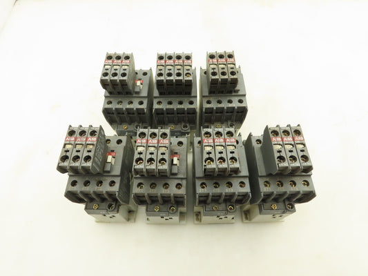 ABB AL26 Contactor Relay 3 Pole 24V DC Coil Lot of 7