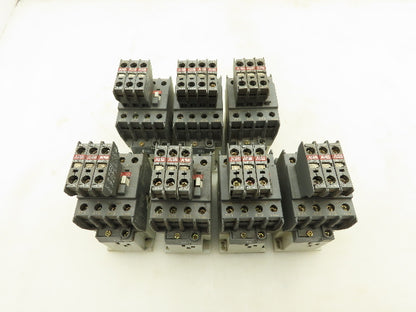 ABB AL26 Contactor Relay 3 Pole 24V DC Coil Lot of 7