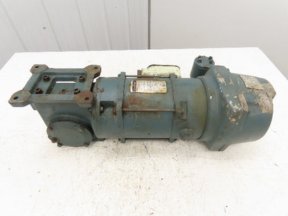 Reliance L56WG16B Master XL 1/2Hp 15:1 Gearmotor 117RPM 230/460V 3PH 56C w/Brake