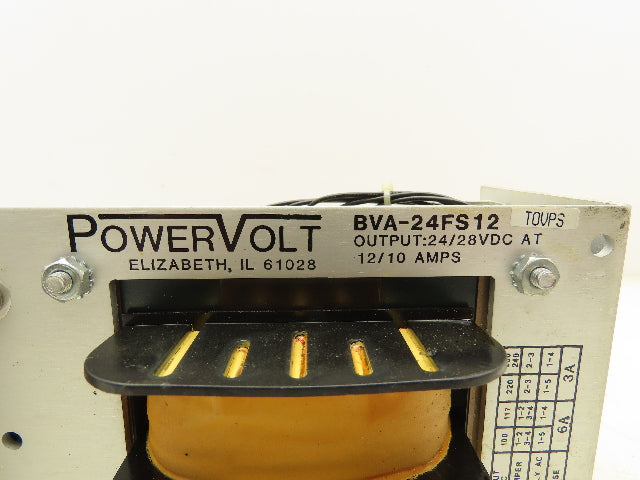 Powervolt BVA-24FS12 Power Supply Output 24/28V 10/12A
