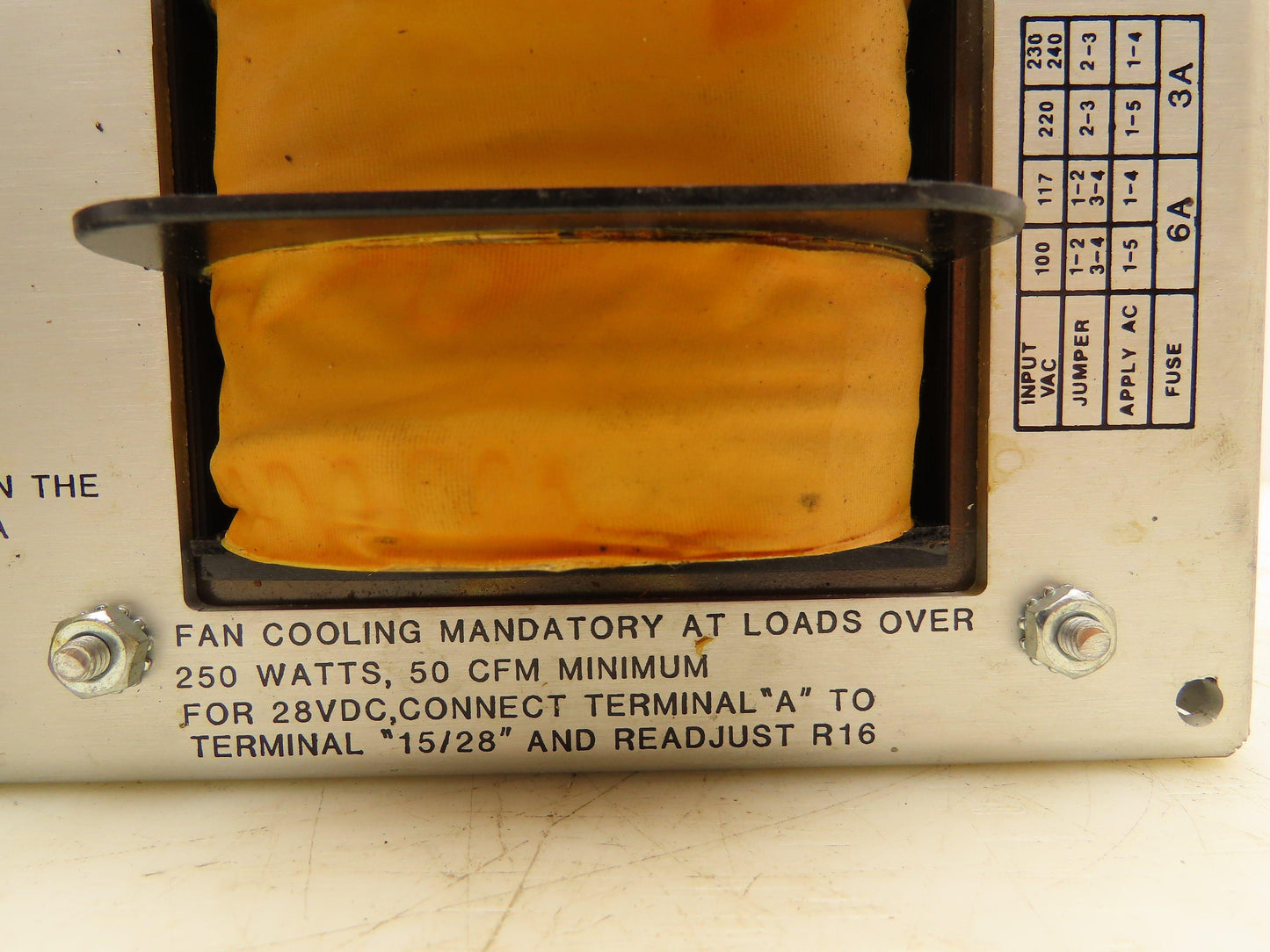 Powervolt BVA-24FS12 Power Supply Output 24/28V 10/12A