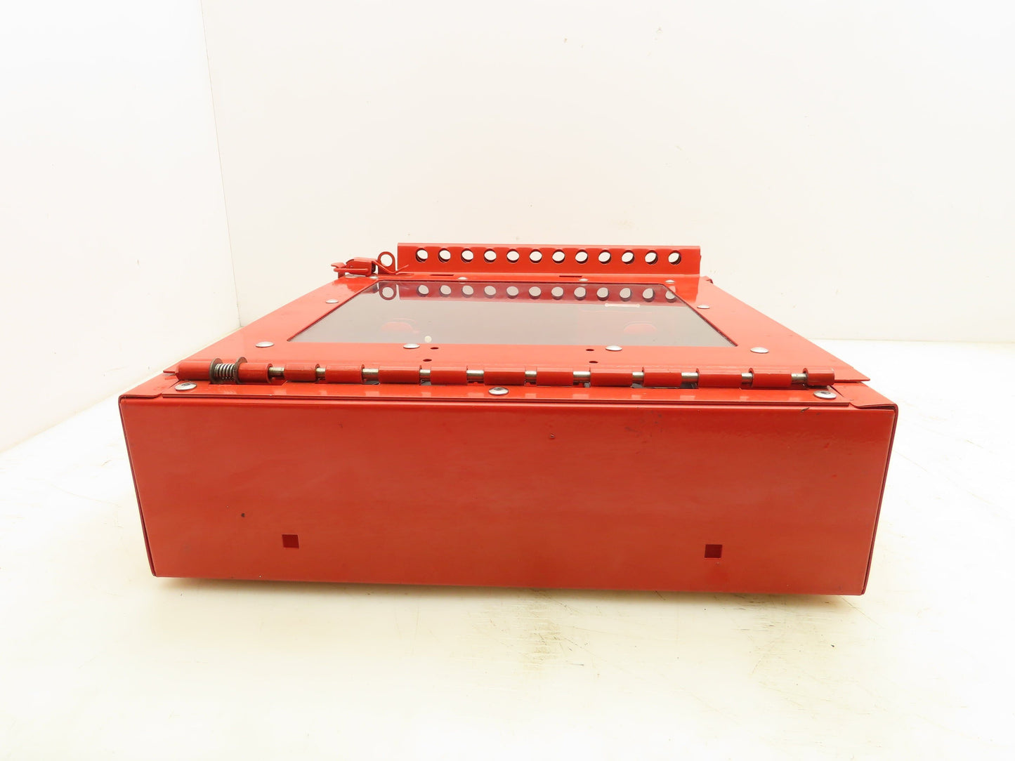 Master Lock S3502 Group Lockout Box Hinged Red Steel Missing Keys To The Locks