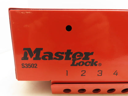 Master Lock S3502 Group Lockout Box Hinged Red Steel Missing Keys To The Locks
