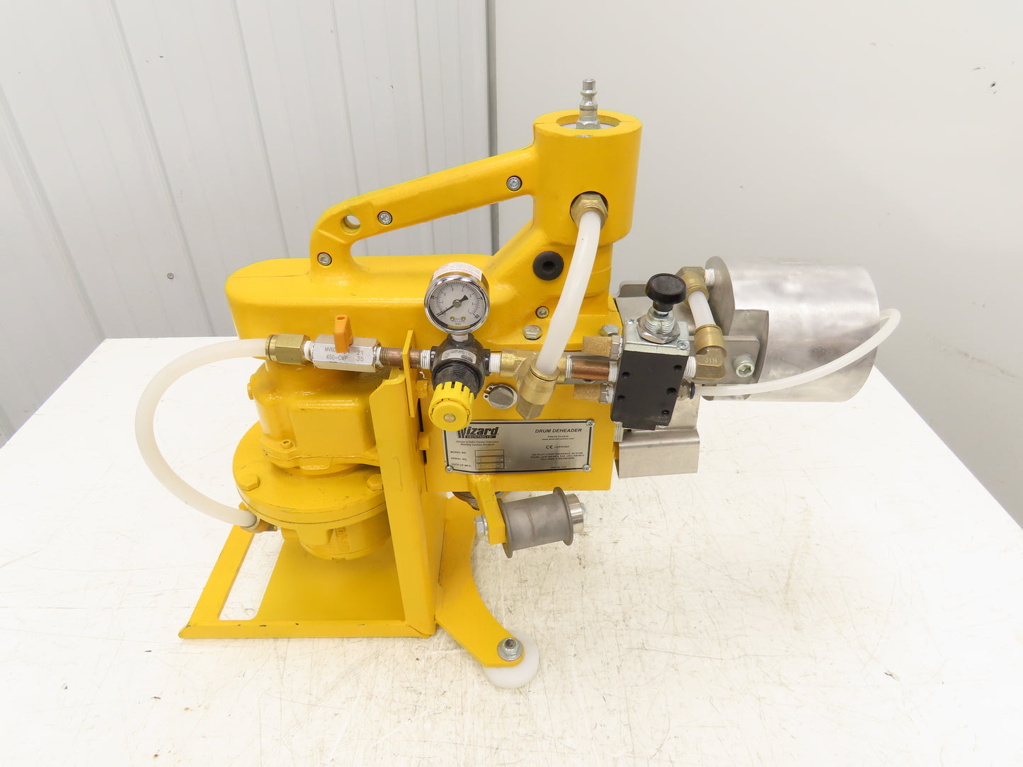Wizard Drum Tool 3902/RGA Automatic Air Powered 55 Gal Drum Deheader Opener