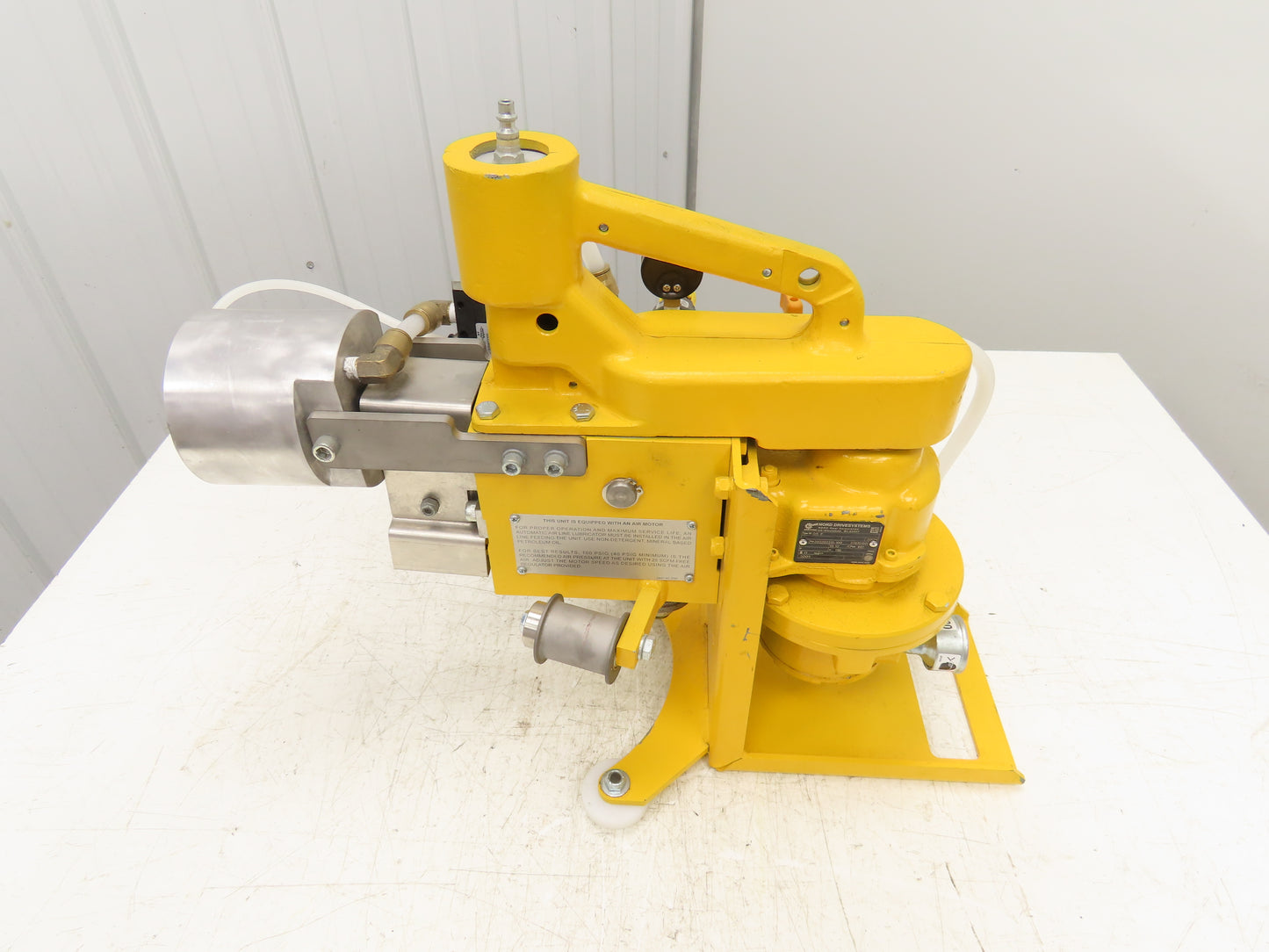 Wizard Drum Tool 3902/RGA Automatic Air Powered 55 Gal Drum Deheader Opener