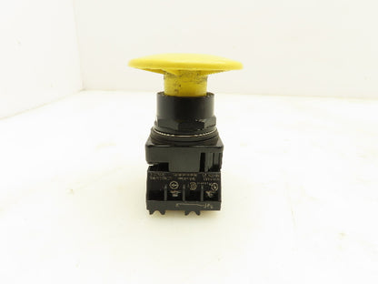 Siemens 52BP2V4 Yellow Mushroom Push-Button Push-Pull 2 Position Maintained