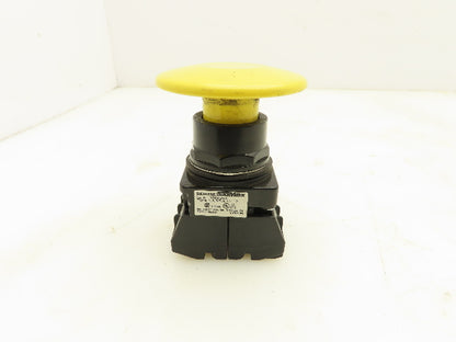 Siemens 52BP2V4 Yellow Mushroom Push-Button Push-Pull 2 Position Maintained