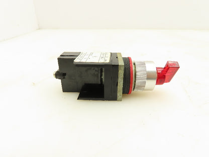 Allen Bradley 800MR-12HX2B Illuminated 2 Position Selector Switch 110-300V Coil