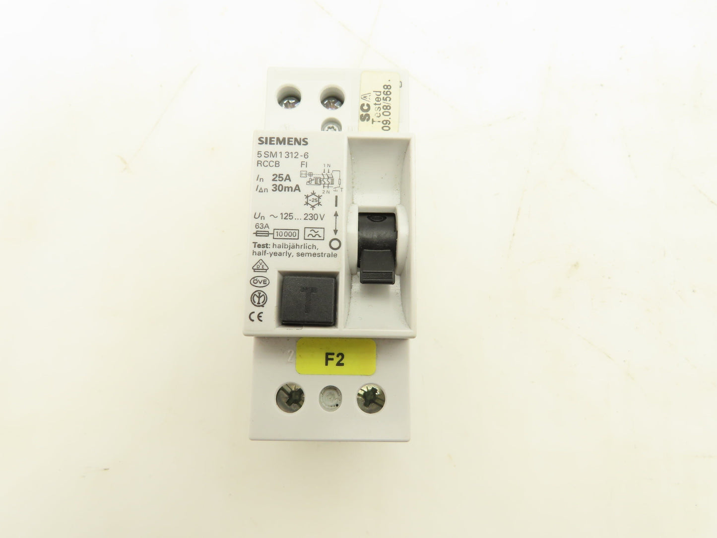 Siemens 5 SM1312-6 Current Circuit Breaker 2 Pole 25A