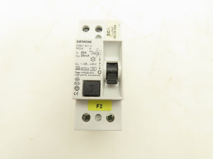 Siemens 5 SM1312-6 Current Circuit Breaker 2 Pole 25A