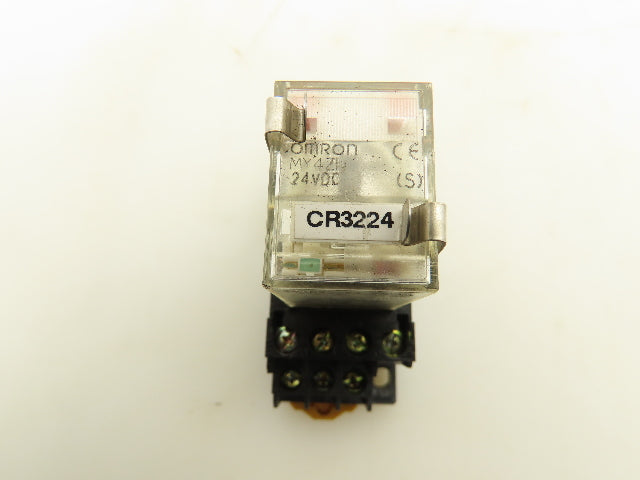 Omron MY4ZN 5A Coil Relay W/Base Socket Lot of 18