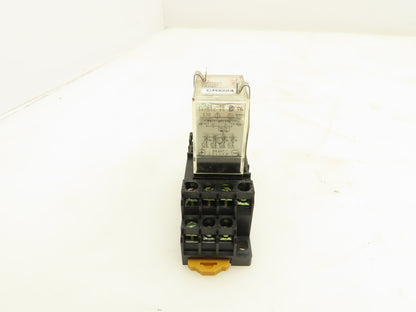 Omron MY4ZN 5A Coil Relay W/Base Socket Lot of 18