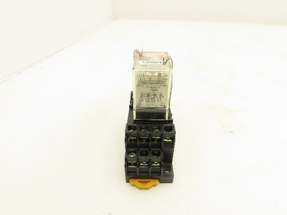 Omron MY4ZN 5A Coil Relay W/Base Socket Lot of 18