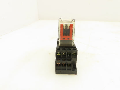 Omron MY4ZN 5A Coil Relay W/Base Socket Lot of 18