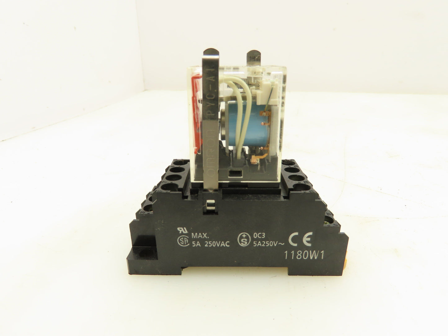 Omron MY4ZN 5A Coil Relay W/Base Socket Lot of 18