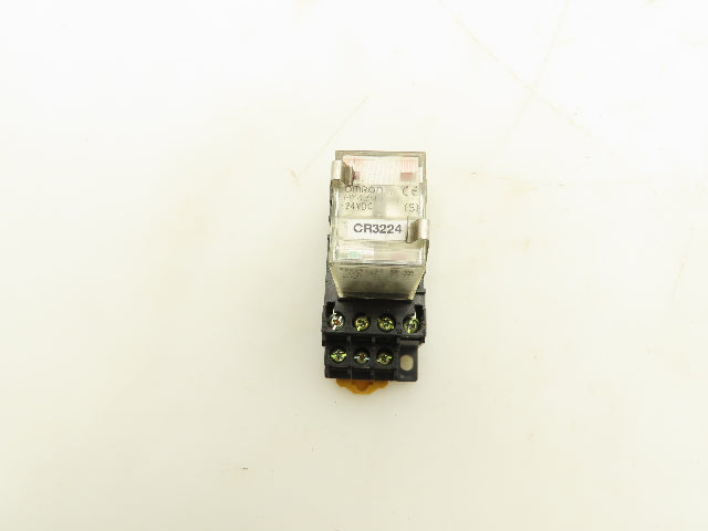 Omron MY4ZN 5A Coil Relay W/Base Socket Lot of 18