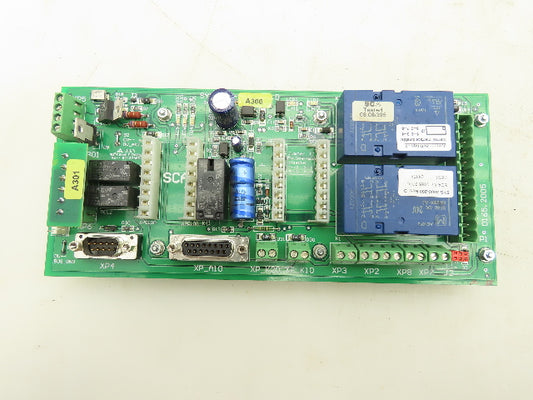 SCA Schucker SYS3000-200 REV.D 0165.2005 Relay Control Module Circuit Board A300