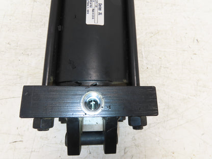 Parker Series L Hydraulic Cylinder 5" Bore 7-1/4" Stroke 600 PSI Clevis Mount