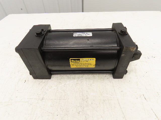 Parker Series L Hydraulic Cylinder 5" Bore 7-1/4" Stroke 600 PSI Clevis Mount