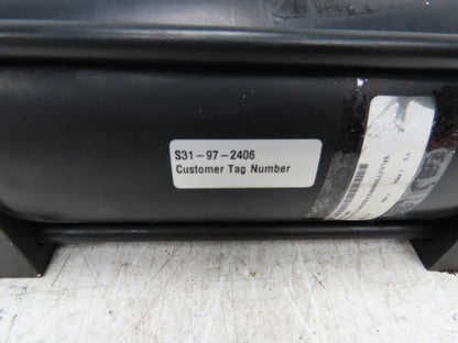 Parker Series L Hydraulic Cylinder 5" Bore 7-1/4" Stroke 600 PSI Clevis Mount