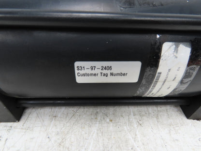 Parker Series L Hydraulic Cylinder 5" Bore 7-1/4" Stroke 600 PSI Clevis Mount