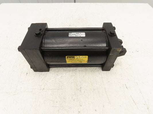 Parker Series L Hydraulic Cylinder 5" Bore 7-1/4" Stroke 600 PSI Clevis Mount