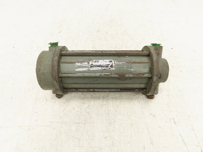 T-J Steel Round Body Tie-Rod Pneumatic Air Cylinder 4" Bore 6-1/2" Stroke