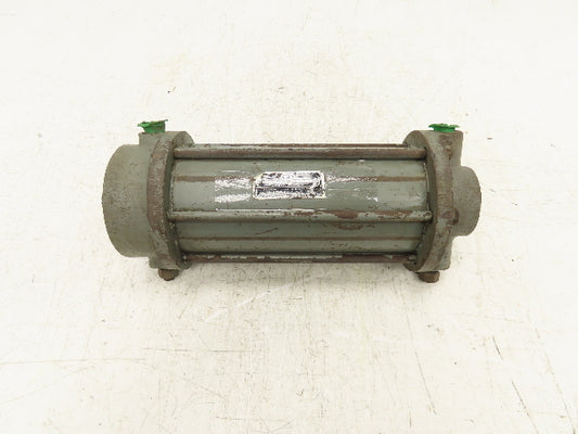 T-J Steel Round Body Tie-Rod Pneumatic Air Cylinder 4" Bore 6-1/2" Stroke